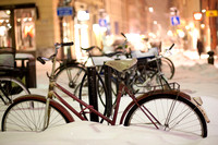 4529_Bikes in Snow in Stockholm